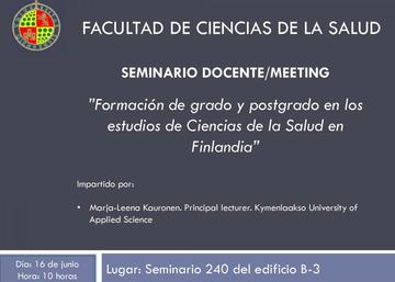 SEMINARIO DOCENTE / MEETING