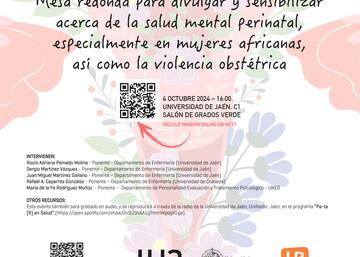 Mesa Redonda "SALUD MENTAL PERINATAL Y VIOLENCIA OBSTÉTRICA en Mujeres Africanas (ASANTEMIND)"